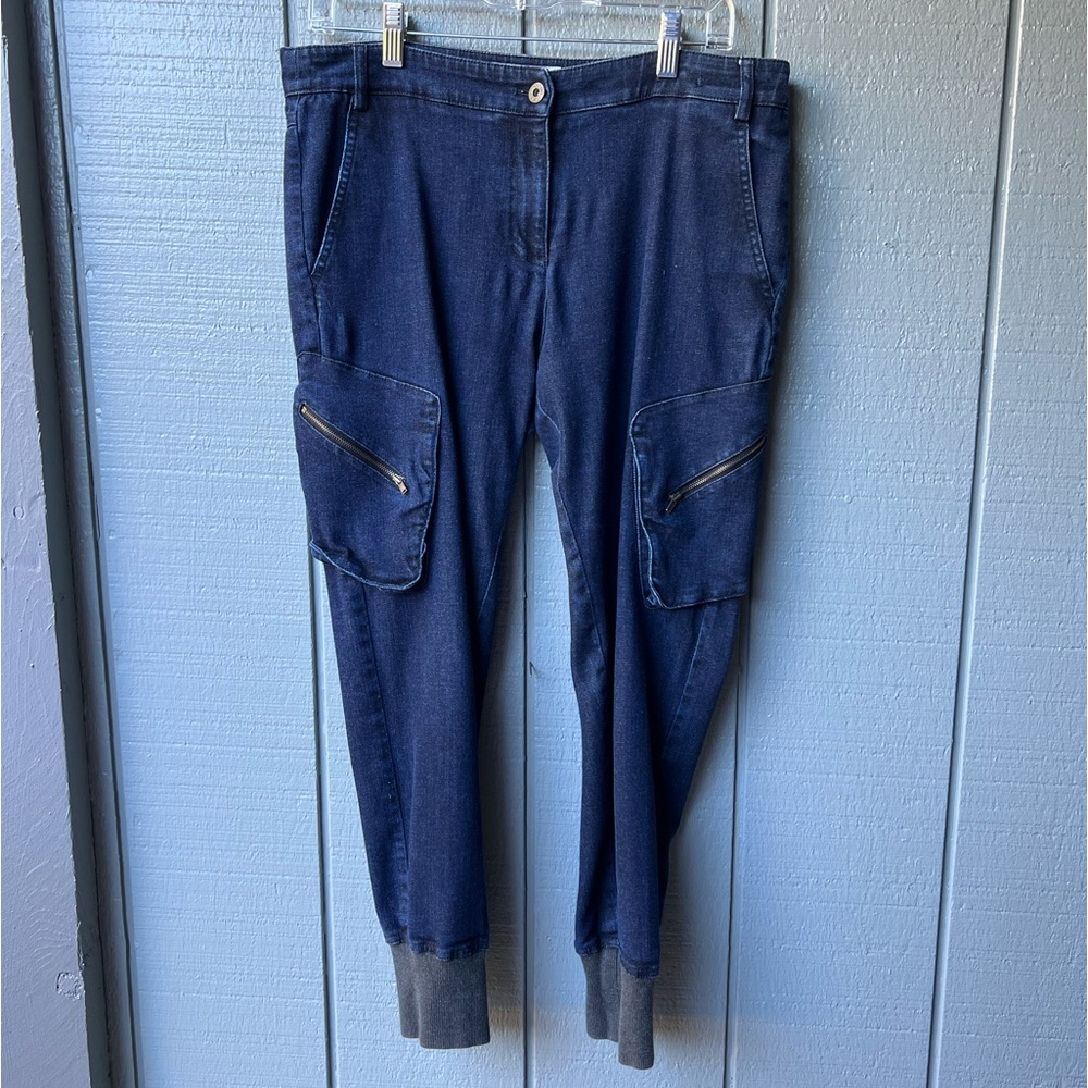 James Jeans Boyfriend Cargo Utility Jogger Jeans Size 28